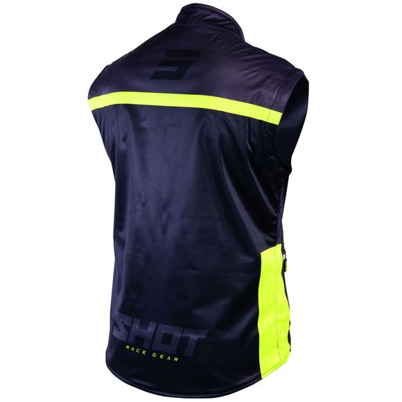 Veste enduro Shot BODYWARMER LITE 2.0 - BLACK NEON YELLOW 2024 - Noir / JauneRef : SO1920