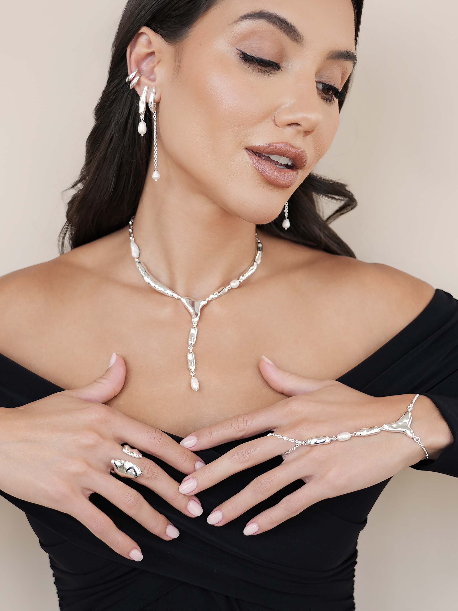 Liquid Metal Hand Chain