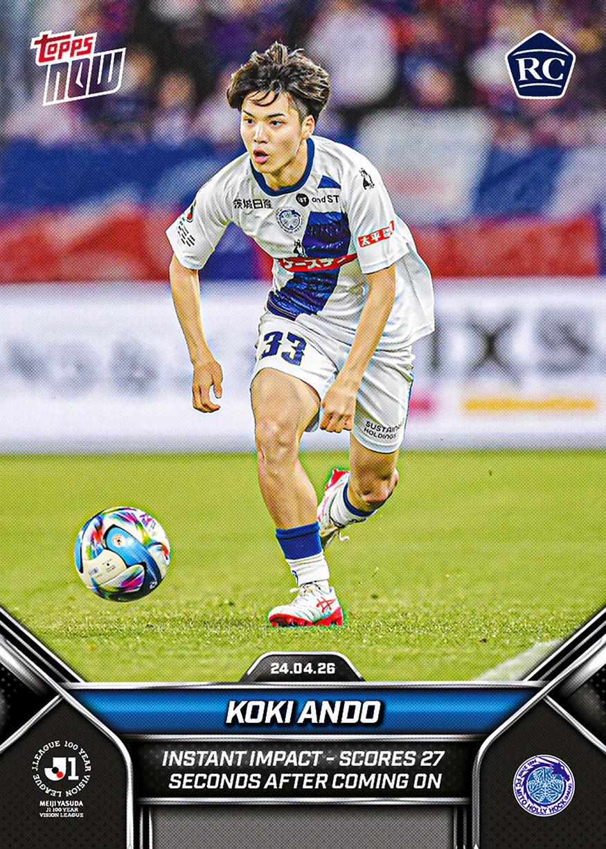 Koki Ando - 2026 J.League® Topps NOW® - Card 14