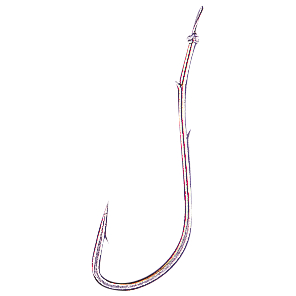 VMC Worm hooks to Nylon