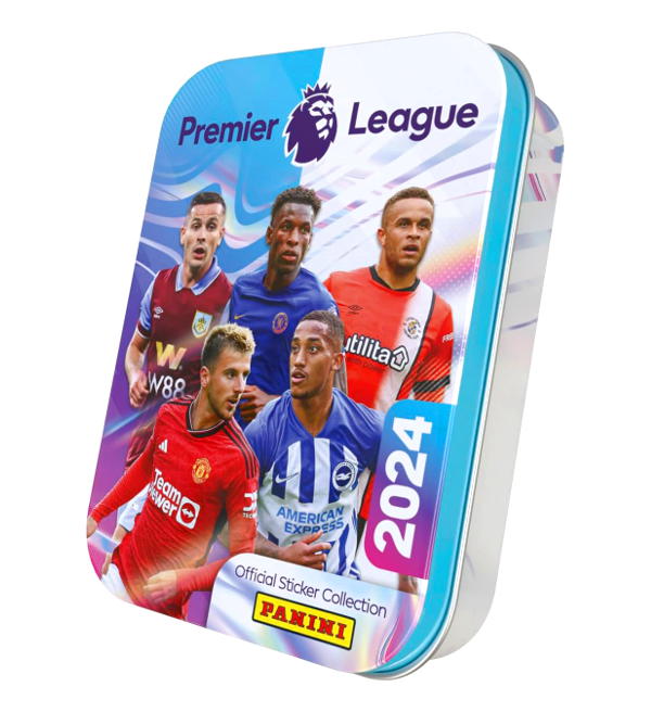 Panini Premier League 2024 Stickers - Pocket Tin With 10 Packets (=50 stickers)