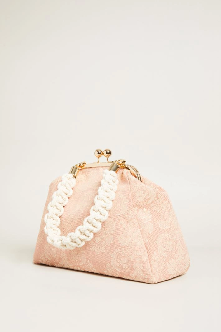Damask effect clutch - PINK