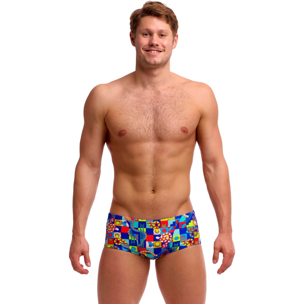 Funky Trunks Classic Eco Swim Trunks Men - Bored Games