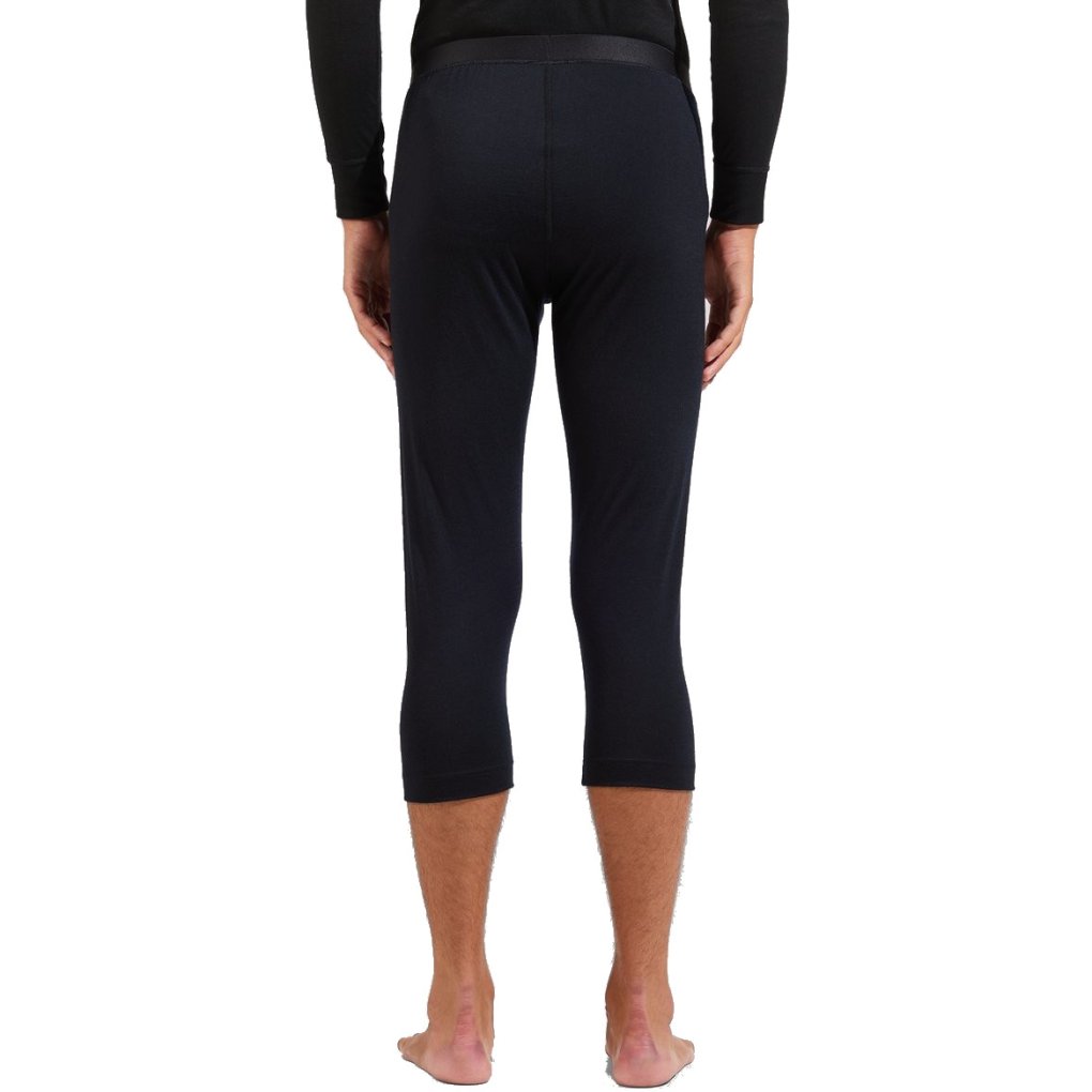 Odlo Natural Merino 200 3/4 Base Layer Bottoms Men - black