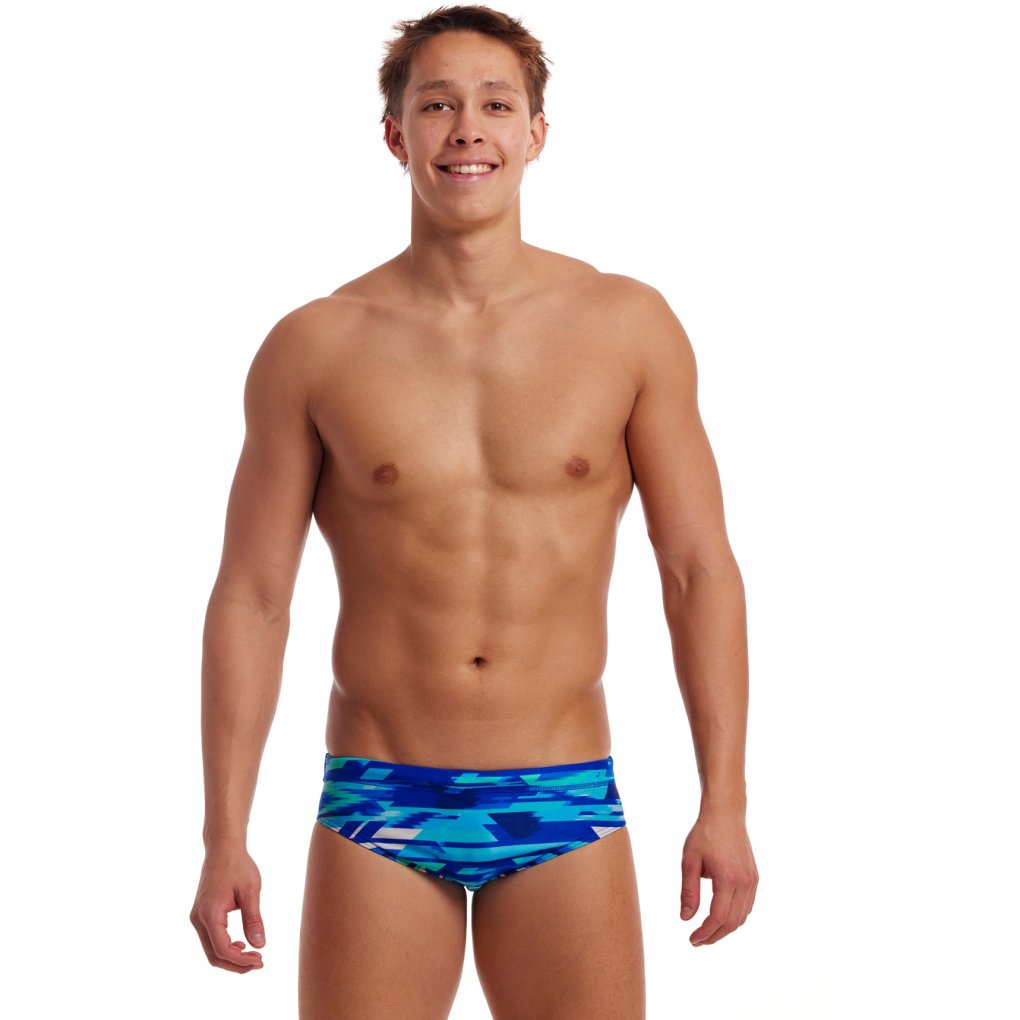 Funky Trunks Classic Eco Swim Briefs Men - Pace Racer