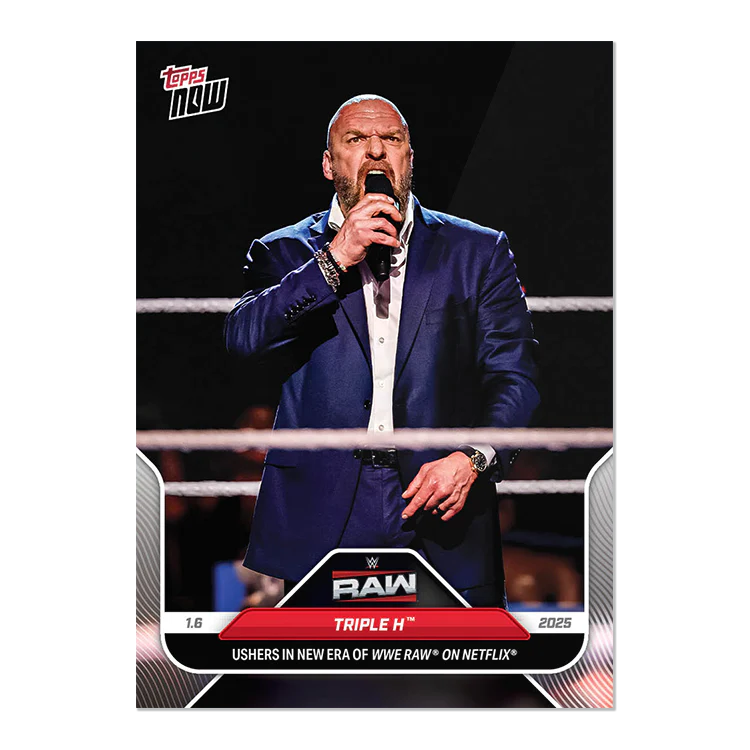 Triple H - 2025 WWE Topps NOW® Card 1
