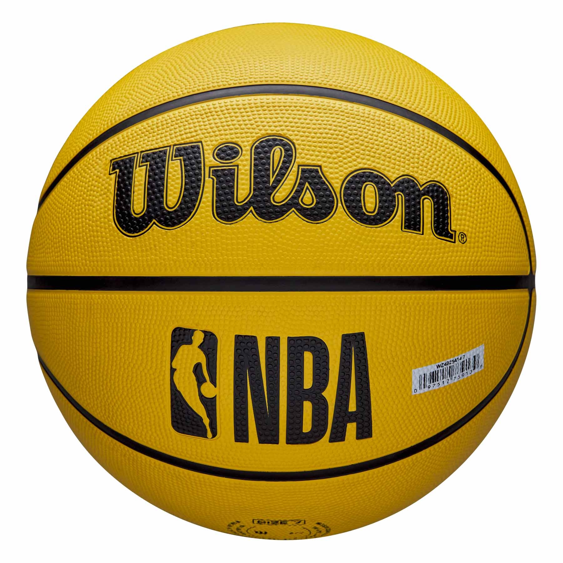 Los Angeles Lakers Solid Wilson NBA Basketball Yellow (Size 5)