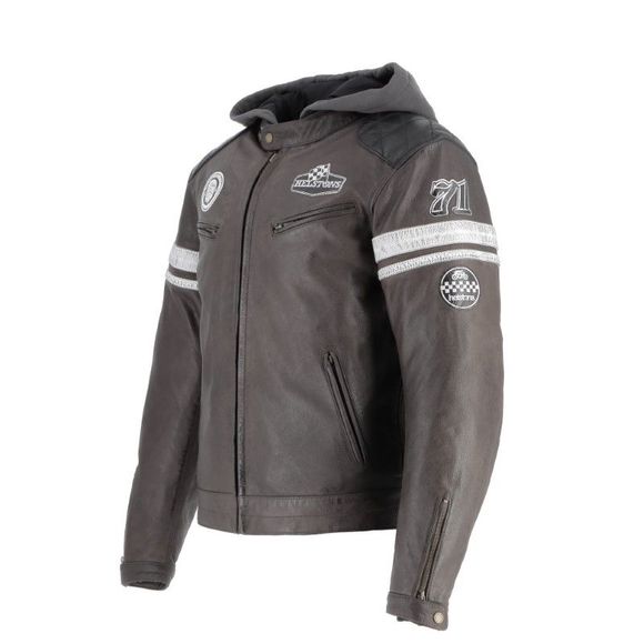 Moto Helstons Riposte - Brown JacketRef: HS1029