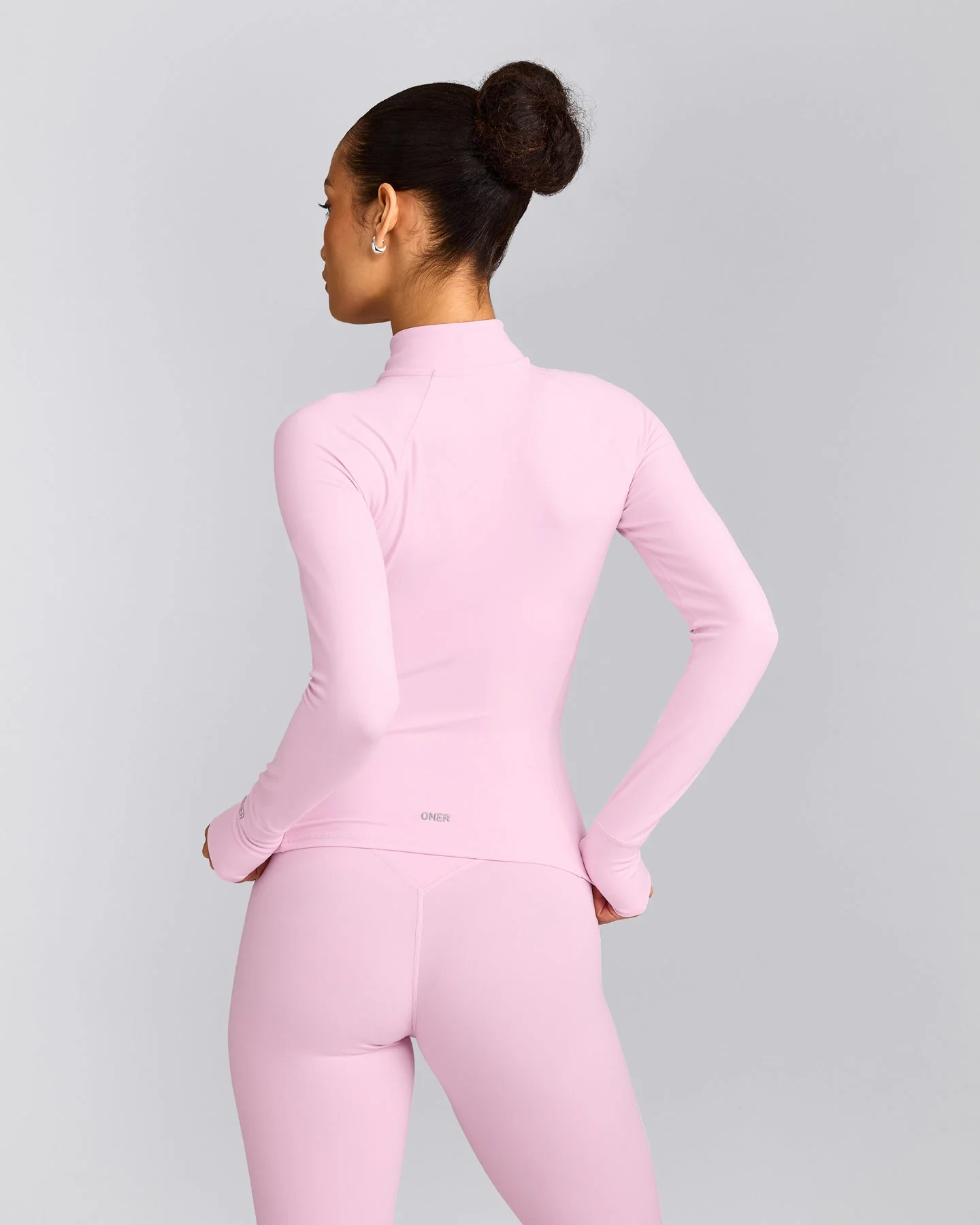 SoftMotion™ Jacket with Grey Logo | Chalk Pink