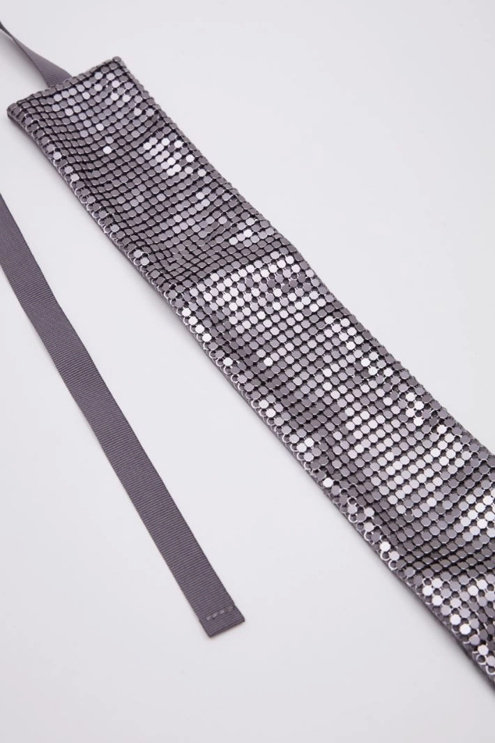 Metal mesh belt - GREY