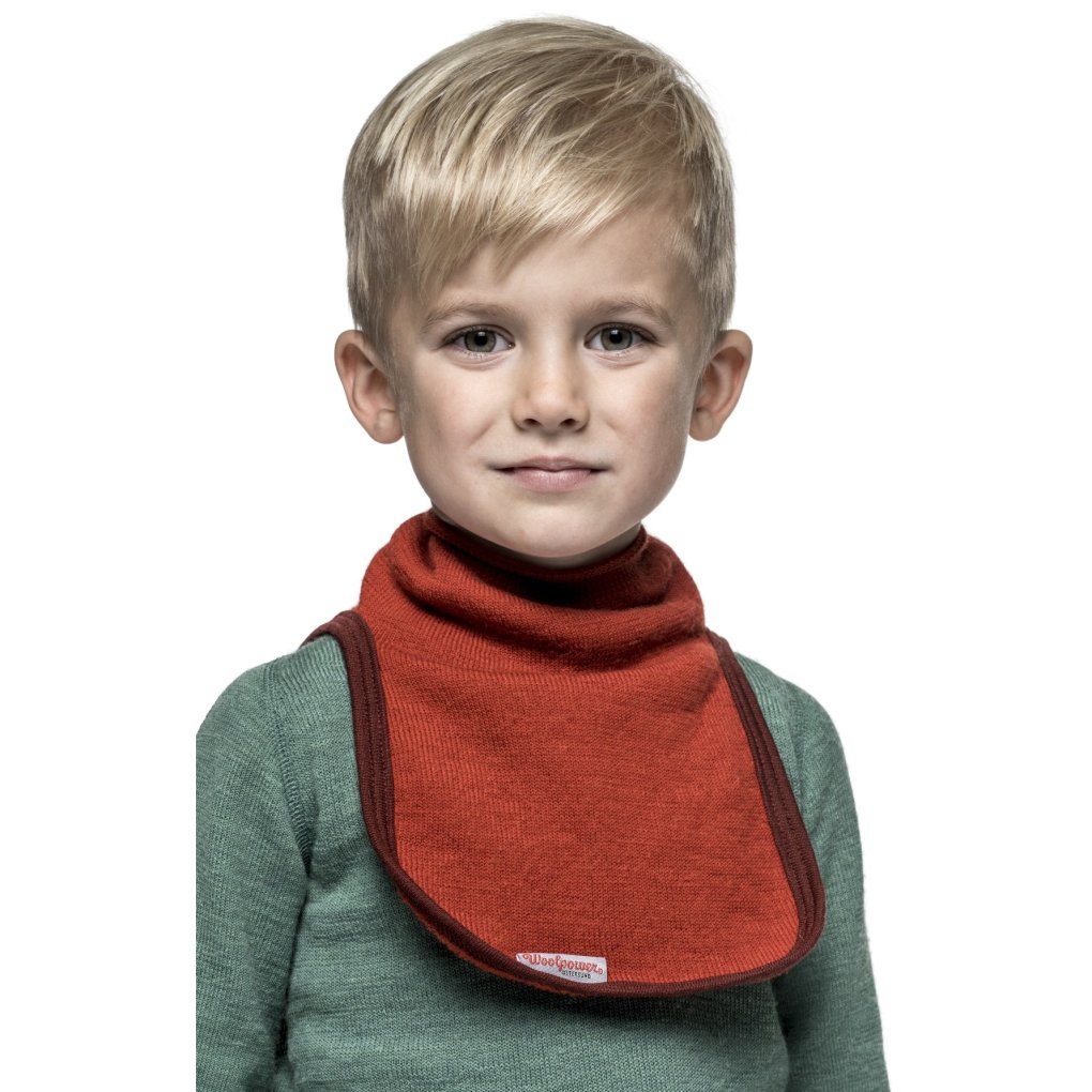 Woolpower Kids Mock Turtleneck 200 - autumn red