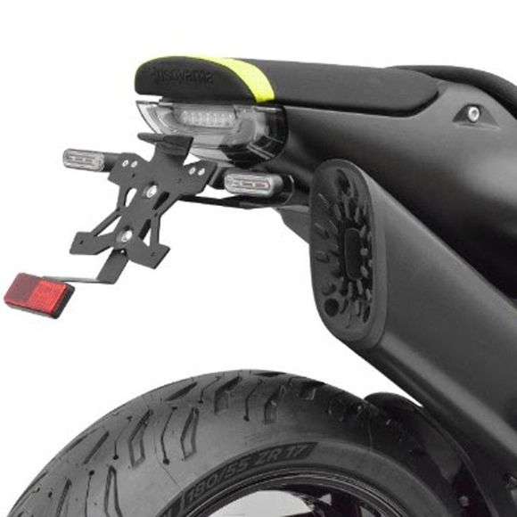Top block black license plate holder - blackRef : TB0515 / SPEHU07