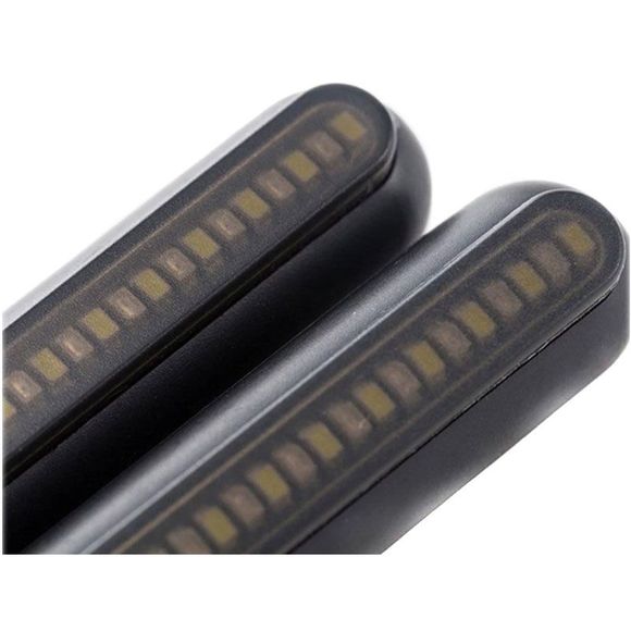 Brazoline MOTORLAND LED SEQUENTIAL + STOP Indicator (Pair) Universal - BlackRef: BRZ0010 / 10244AR