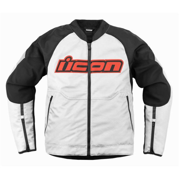 Blouson Moto Icon OVERLORD3 - BlancRef : IC0879