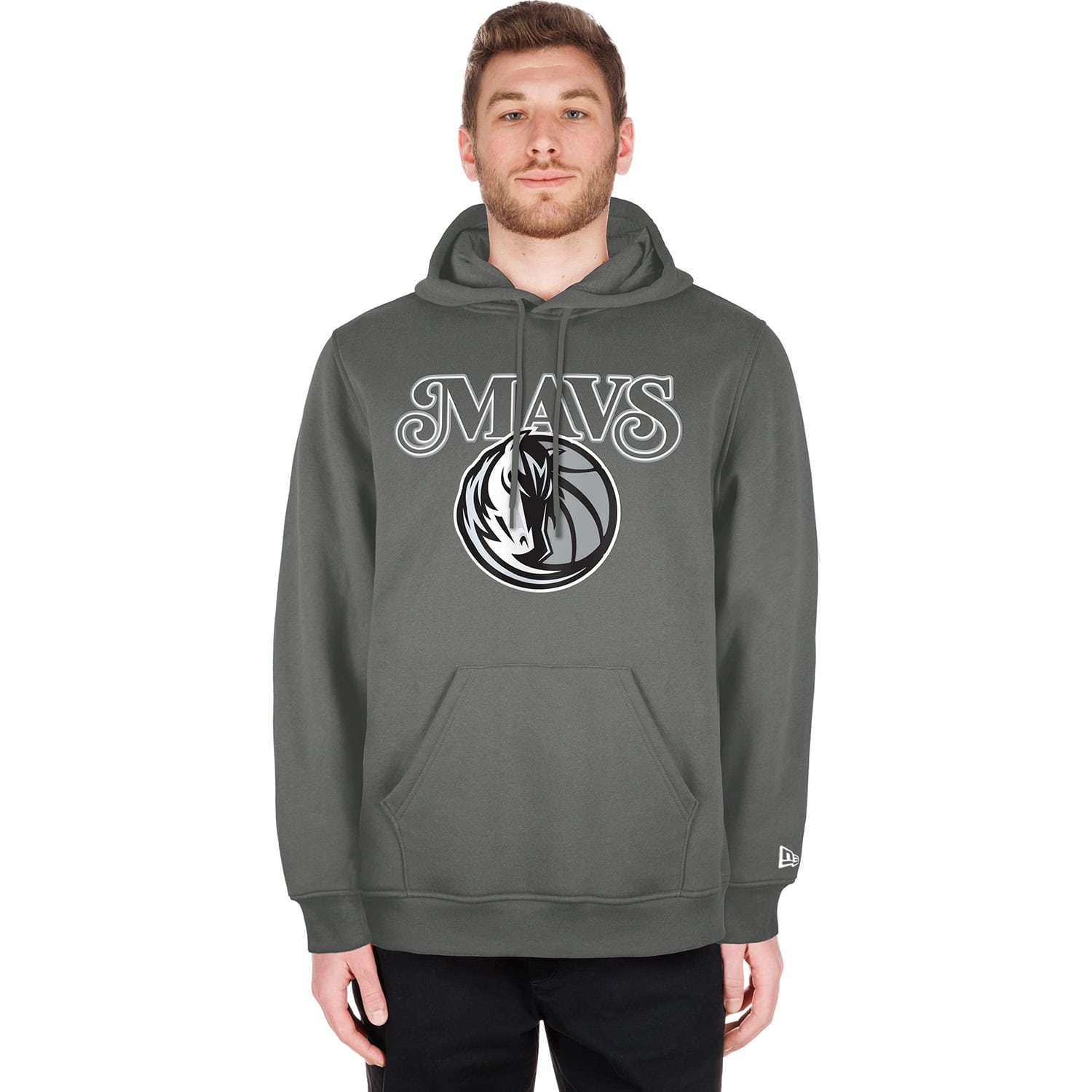 Dallas Mavericks 2024 NBA City Edition New Era Hoodie Gray