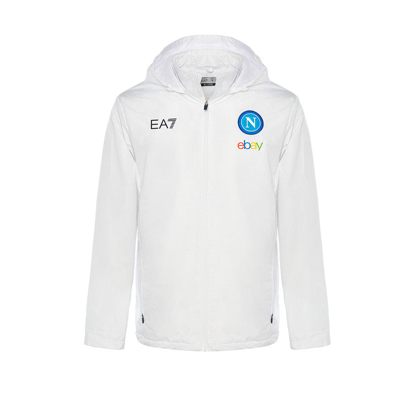 SSC Napoli White Winter Windbreaker 2023/2024