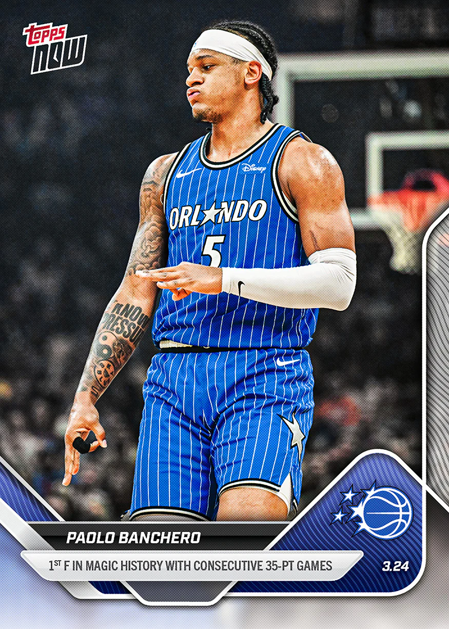 Paolo Banchero - 2025-26 NBA Topps NOW® - Card 224 - PR: 439