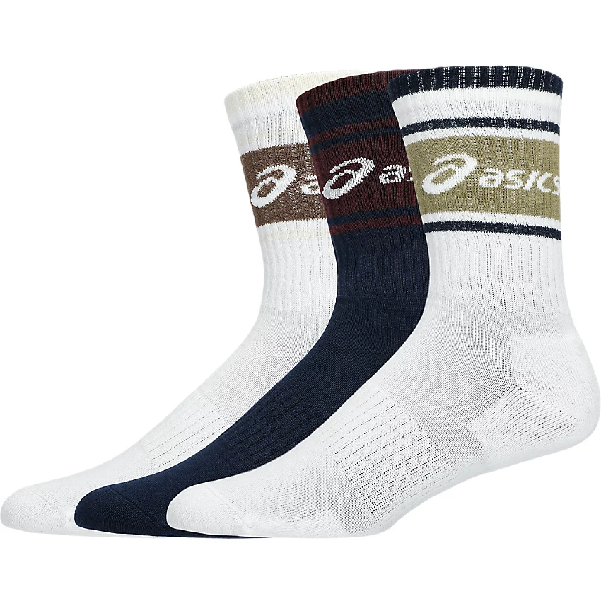 3 PACK ASICS LOGO CREW SOCK