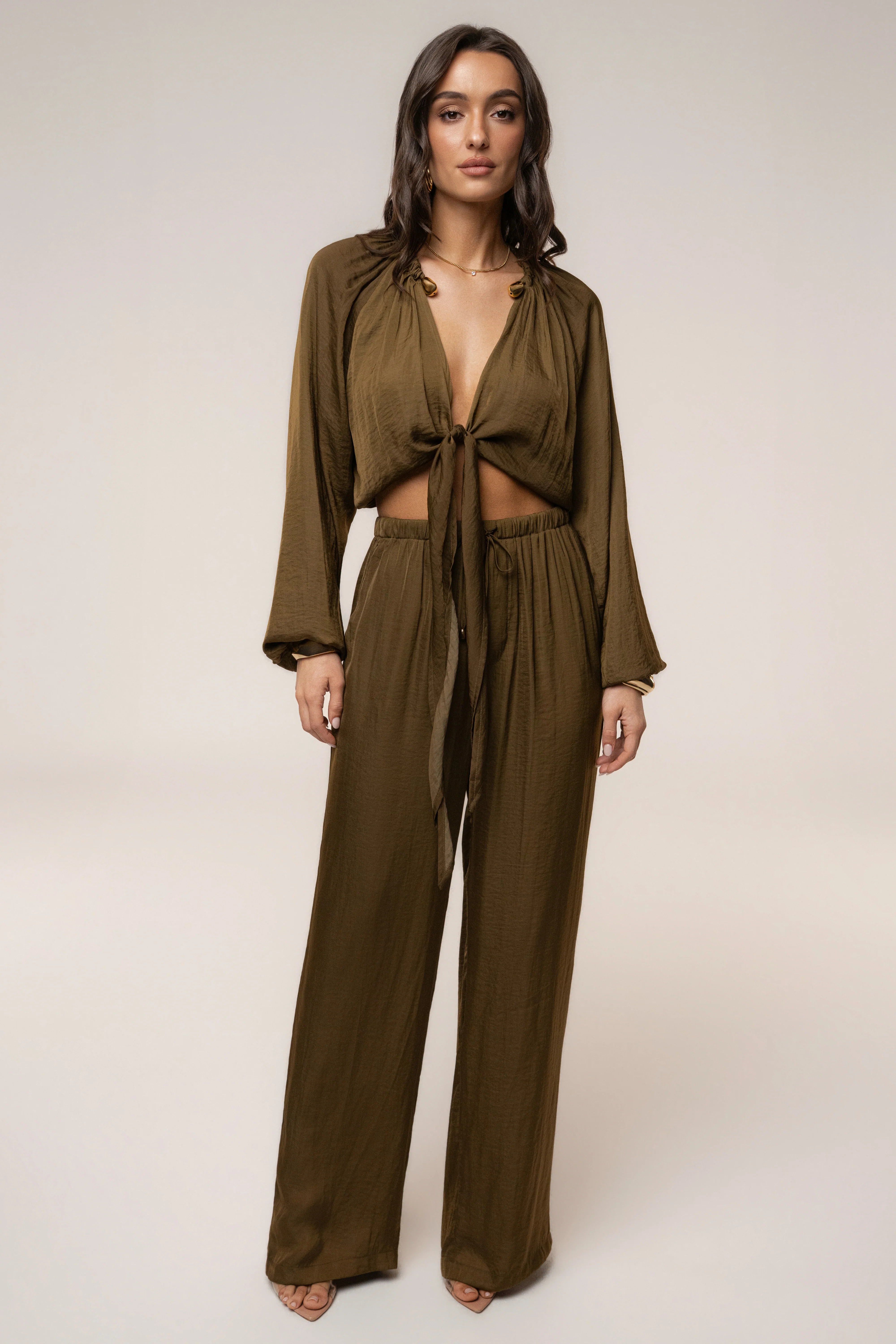 Olive Seaside Glow Top