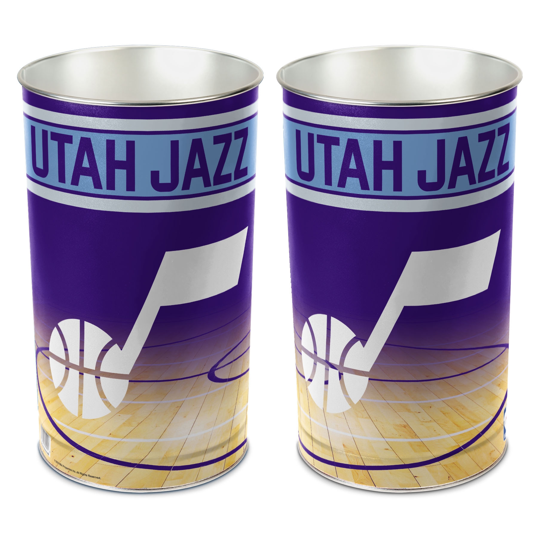 Utah Jazz WinCraft Metal NBA Wastebasket