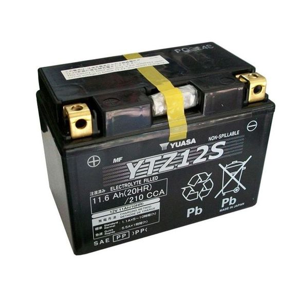 Yuasa YTZ12S Farm Acid Battery Maintenance FreeRef: YTZ12S -Y-