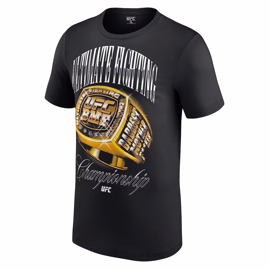 Men's Black UFC 318 BMF Bling T-Shirt