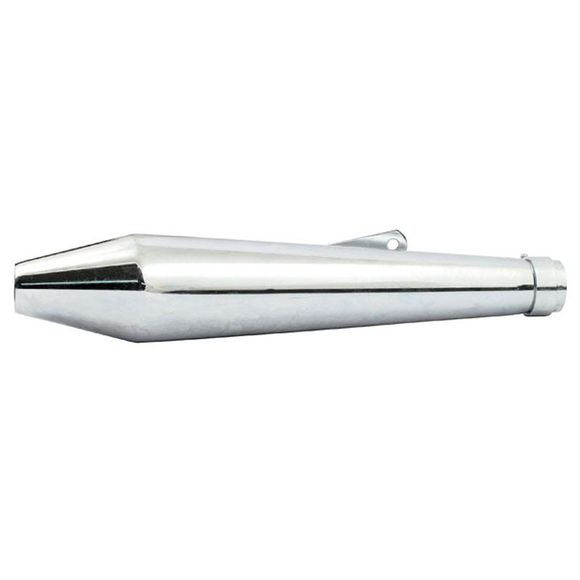 Brazoline Megaphone chrome silencer adaptable Universal - GrayRef: 043002 / 60311