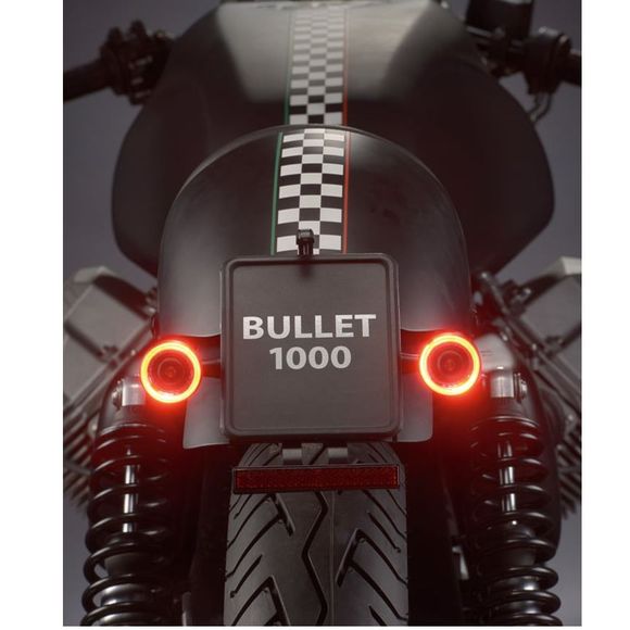 Kellermann Bullet 1000 Chrome indicator - Rear position and stop (unit) Universal - GrayRef: Kel0029 / Ke180100