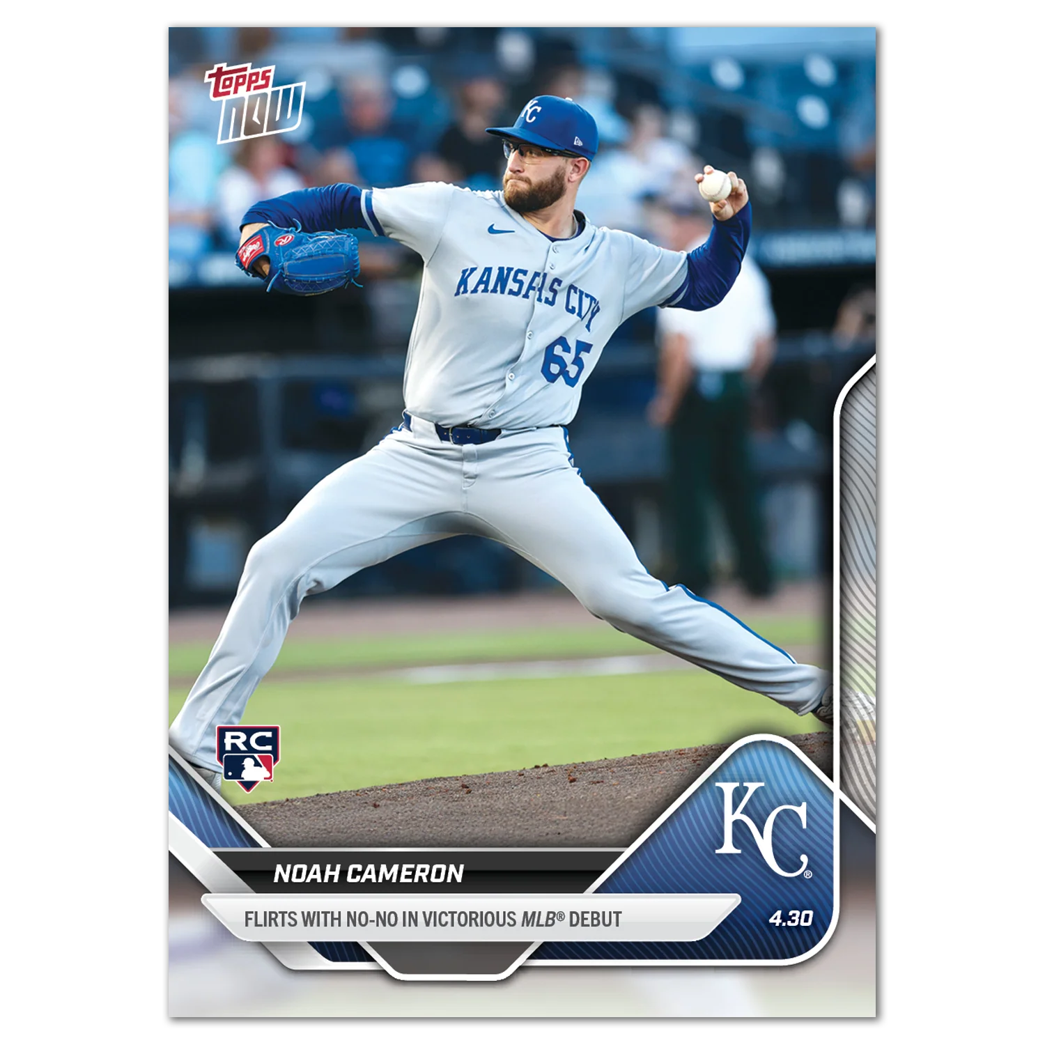 Noah Cameron - 2025 MLB Topps NOW® - Card 124