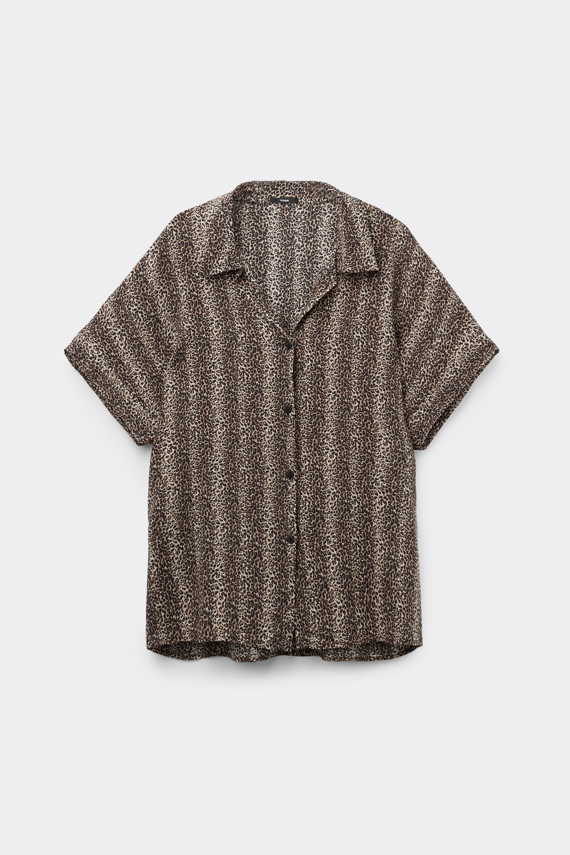 Short-Sleeved Viscose Shirt