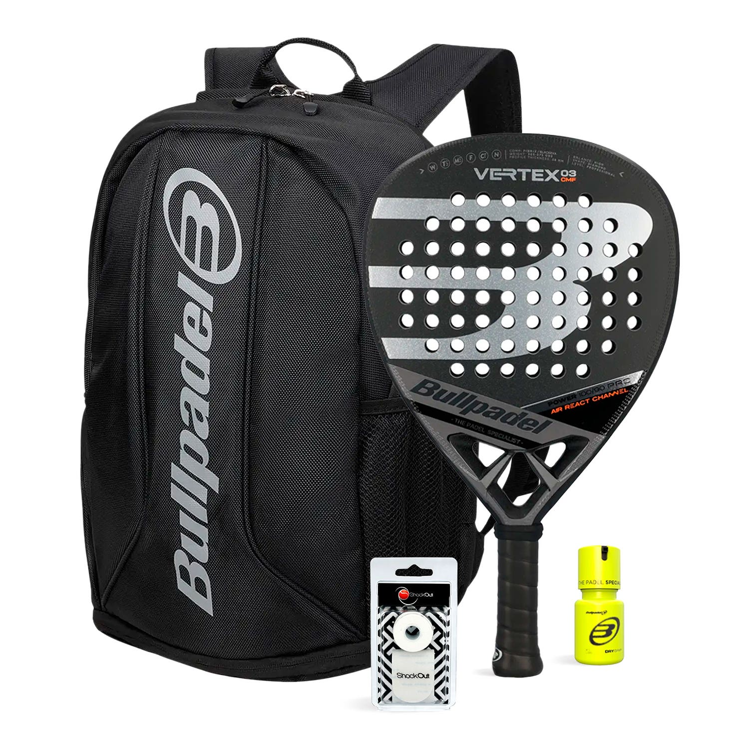 PACK BULLPADEL VERTEX 03 CMF BAG AVANT 2 DRY GRIP