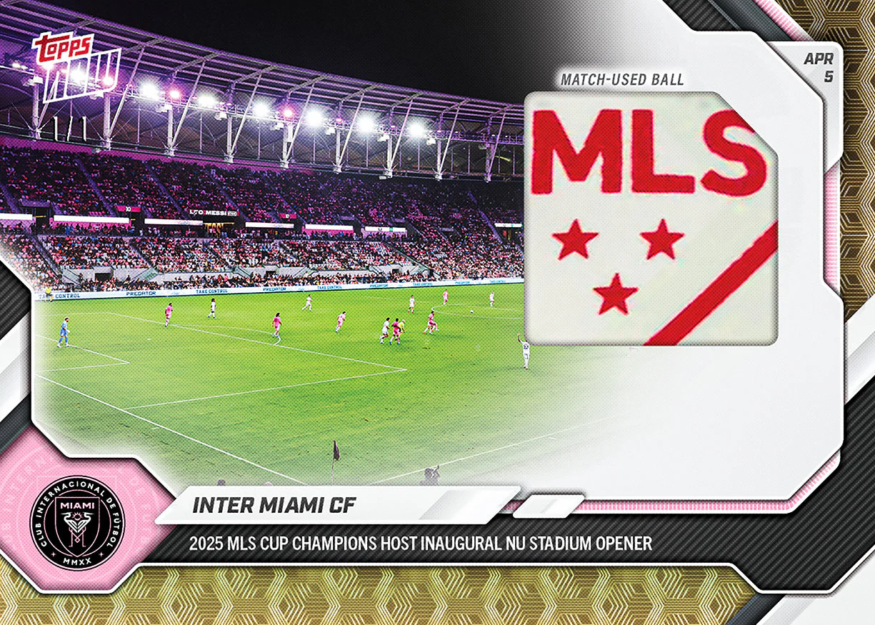 Inter Miami CF - 2026 MLS Topps NOW® - Card 22 - PR: 674