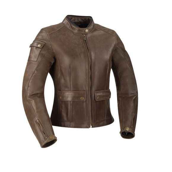 Blouson Moto Segura LADY BABYLON - MarronRef : SG1273