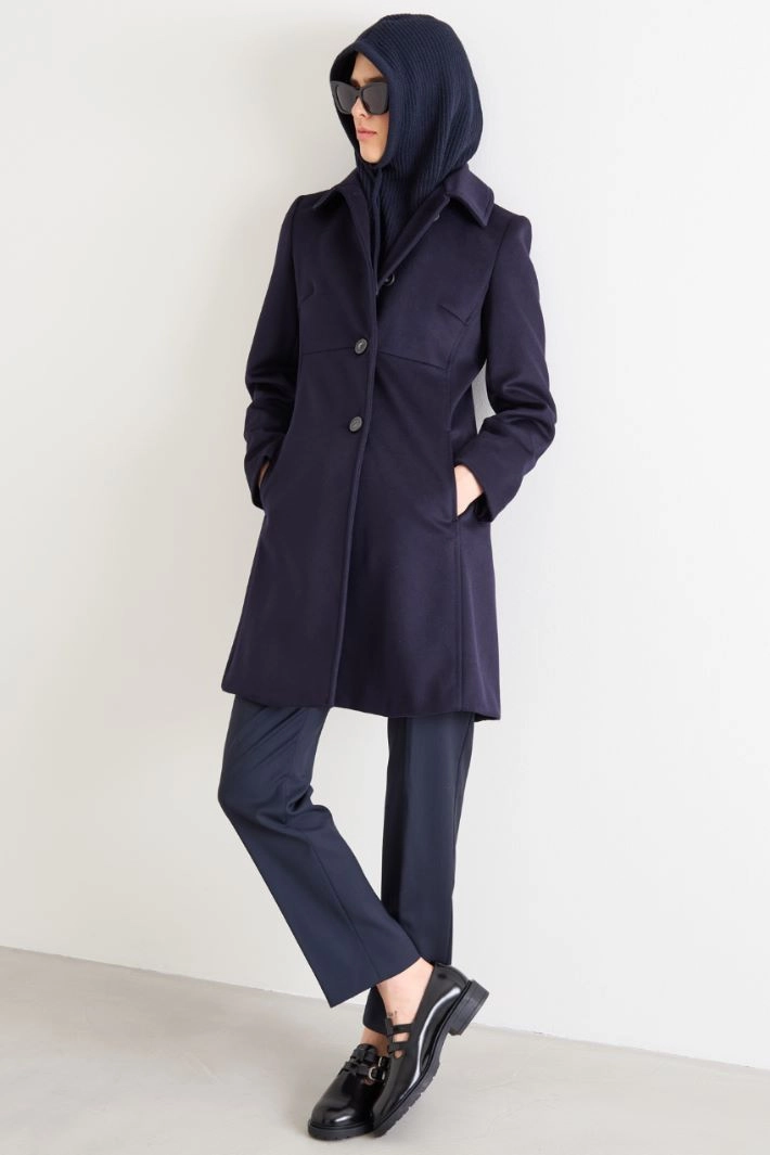 Drap coat - NIGHT BLUE
