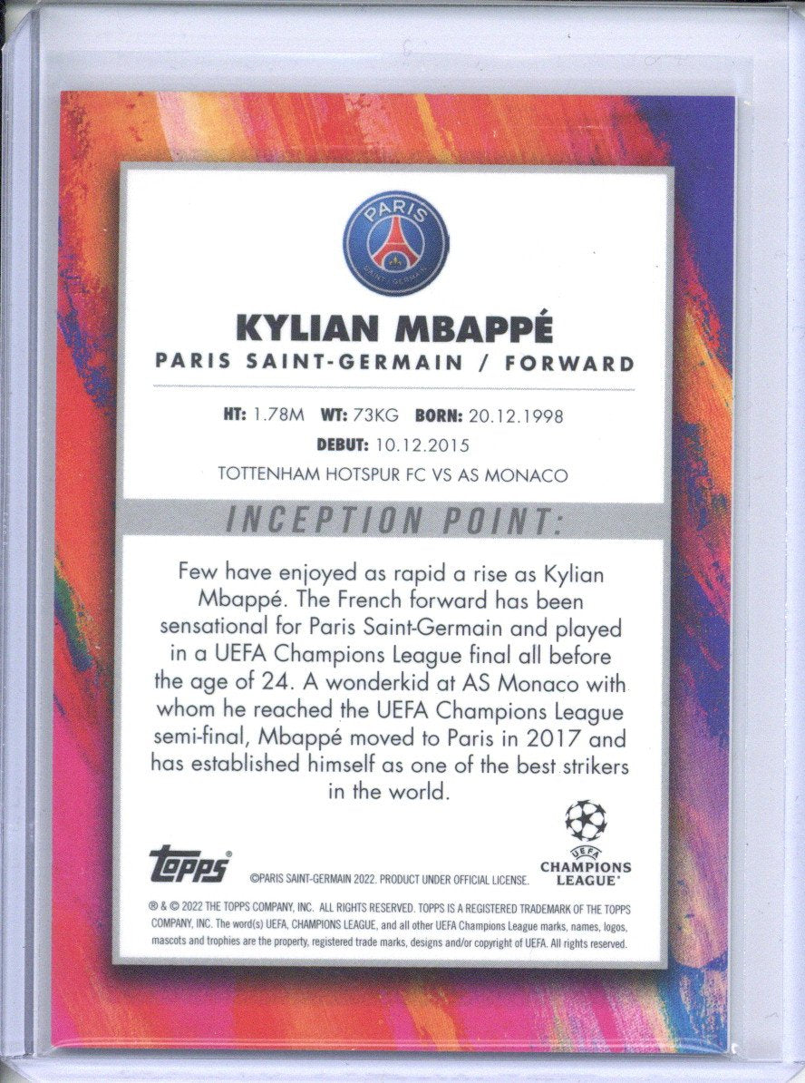 2022-23 Topps Inception Kylian Mbappe First XI /10