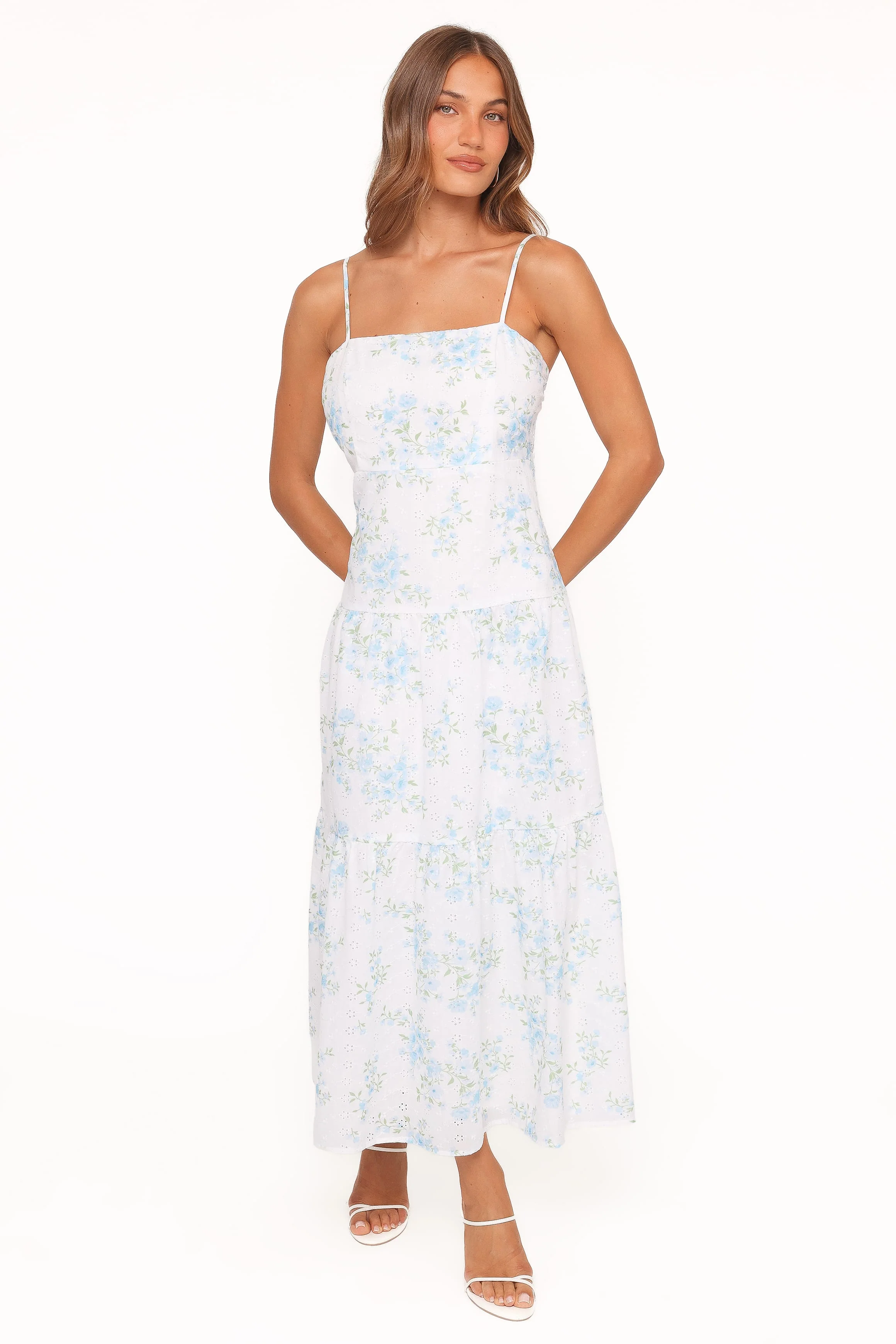 Botanique Midi Dress - Blue Floral