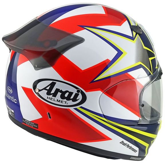 Arai QUANTIC Full-Face Helmet — STAR & STRIPES — RedRef: AI0642
