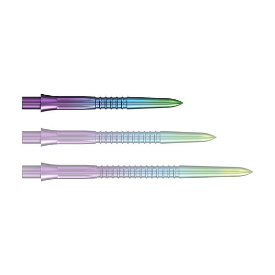 Mission Caliburn EVO dart tips GV1 - Rainbow
