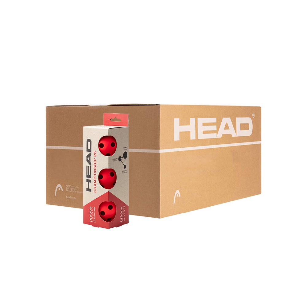 BOX 12 CANS 3 PICKLEBALL BALLS 3B Head CHAMPIONSHIP 26 (12units/MBO) 557023