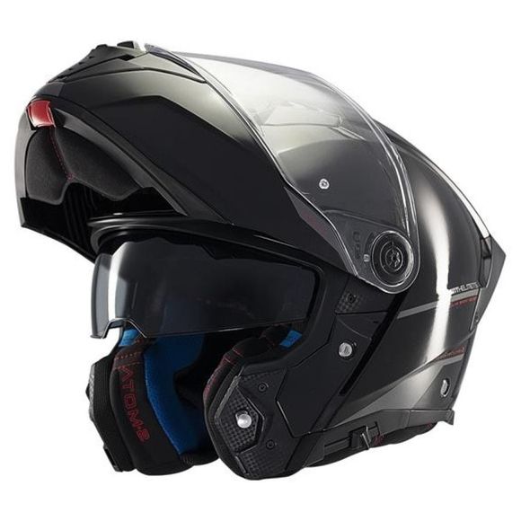 Casque modulable MT HELMETS ATOM 2 SV - SOLID - NoirRef : MTH0067