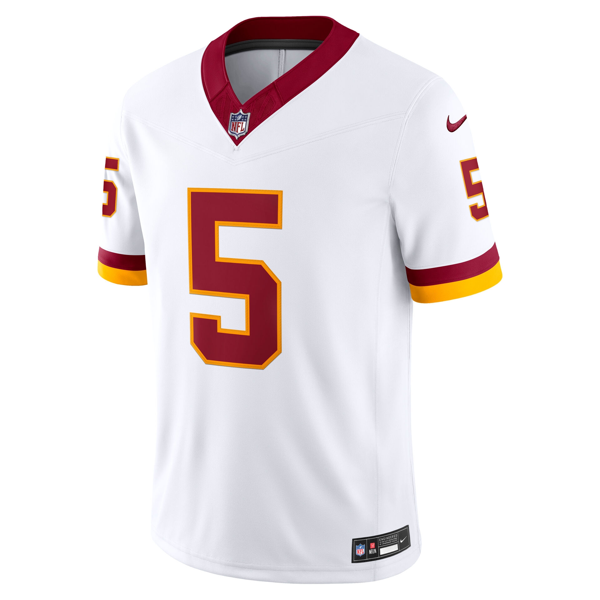 Jayden Daniels #5 Washington Commanders 2026 Stitched Limited NFL Jersey White