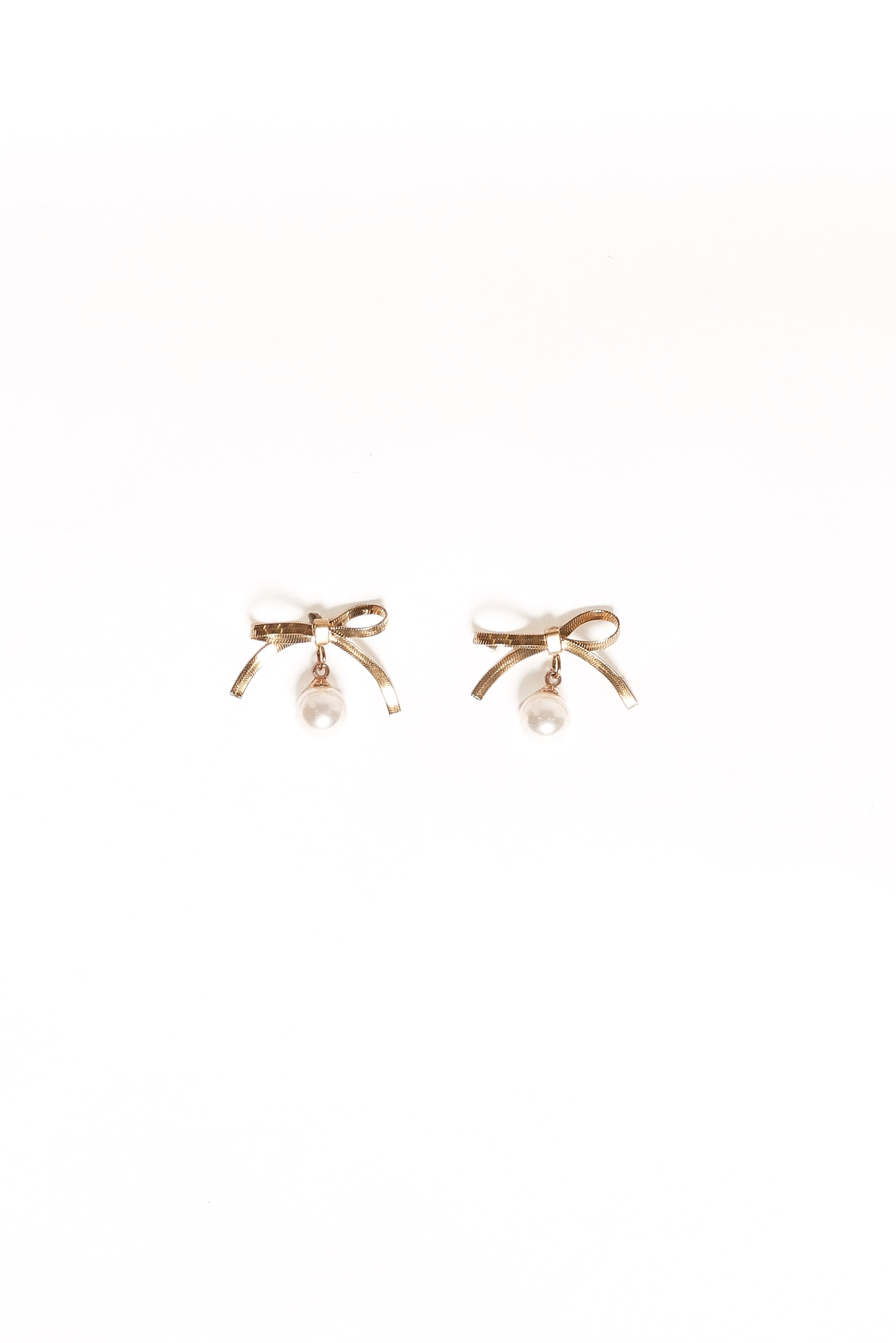 Aurora Bow Earrings - Gold