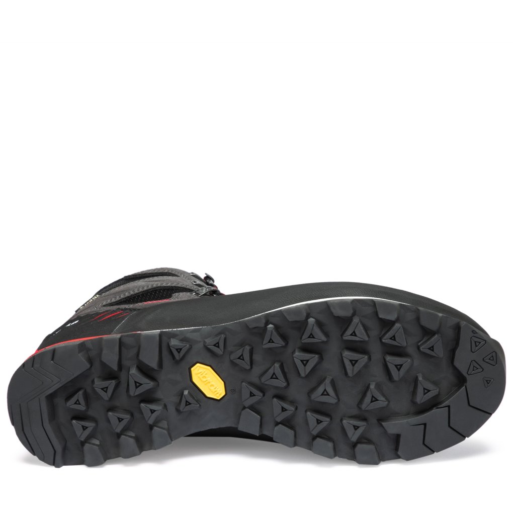 Hanwag Makra Pro GTX Mountaineering Boots Men - Asphalt/Red