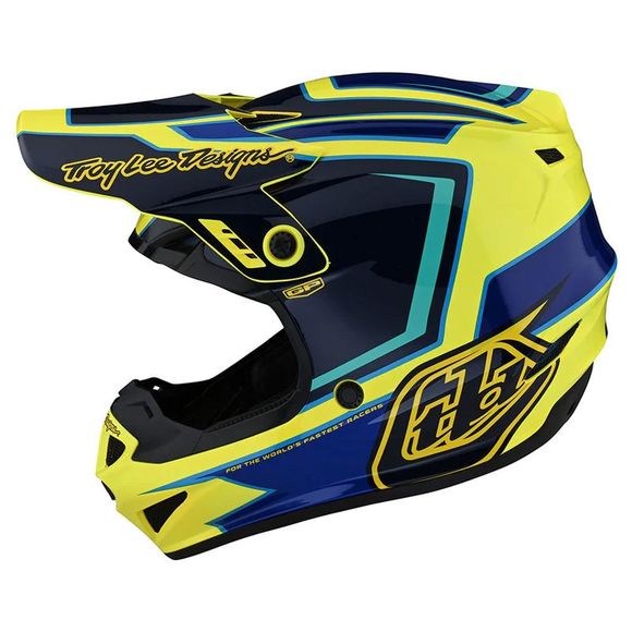 TroyLee design GP RITN 2023 cross helmet - YellowRef: TRL0876