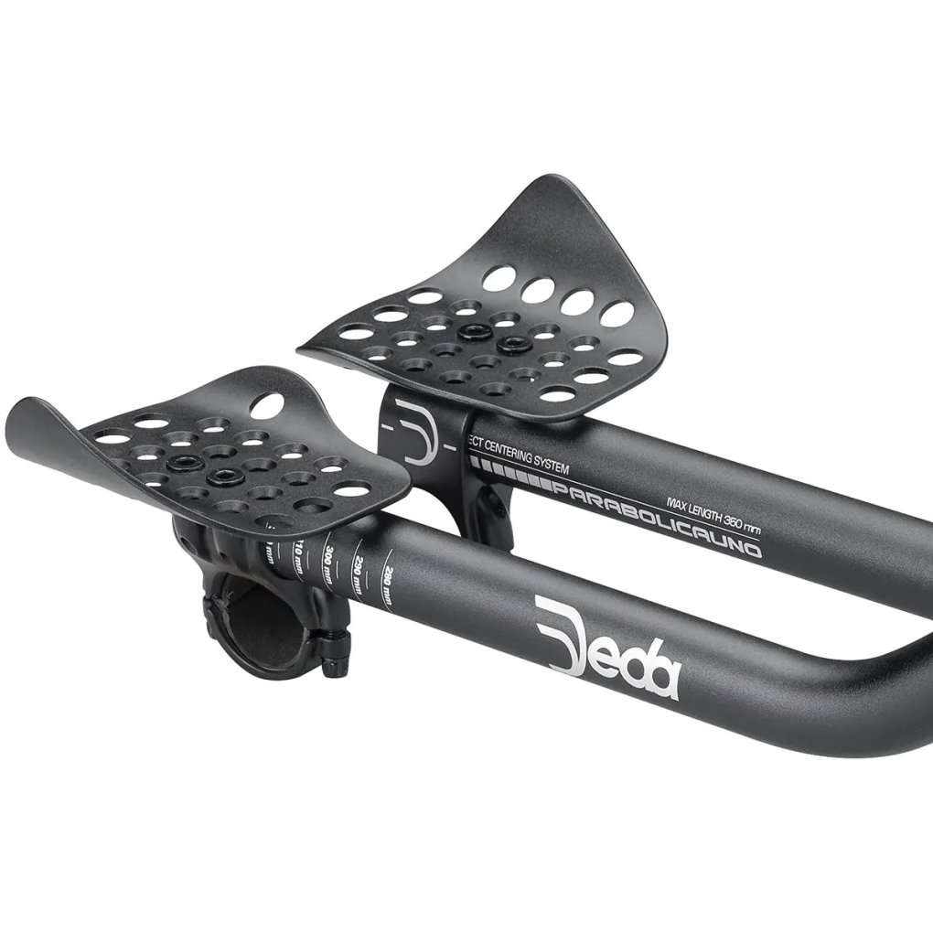 Deda Parabolica Uno Clip-On Bar 31.7 - J-Bend - black