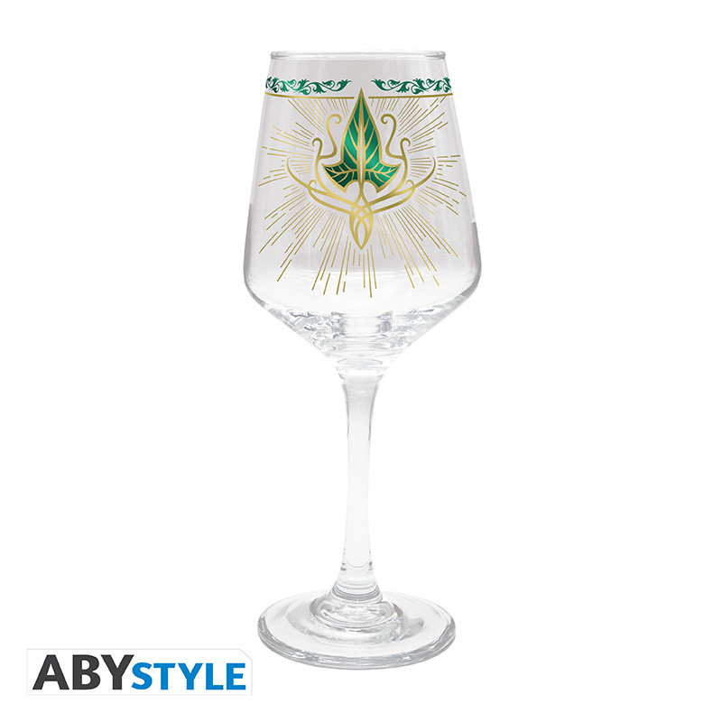 LORD OF THE RINGS Stemmed glass Lorien Leaf