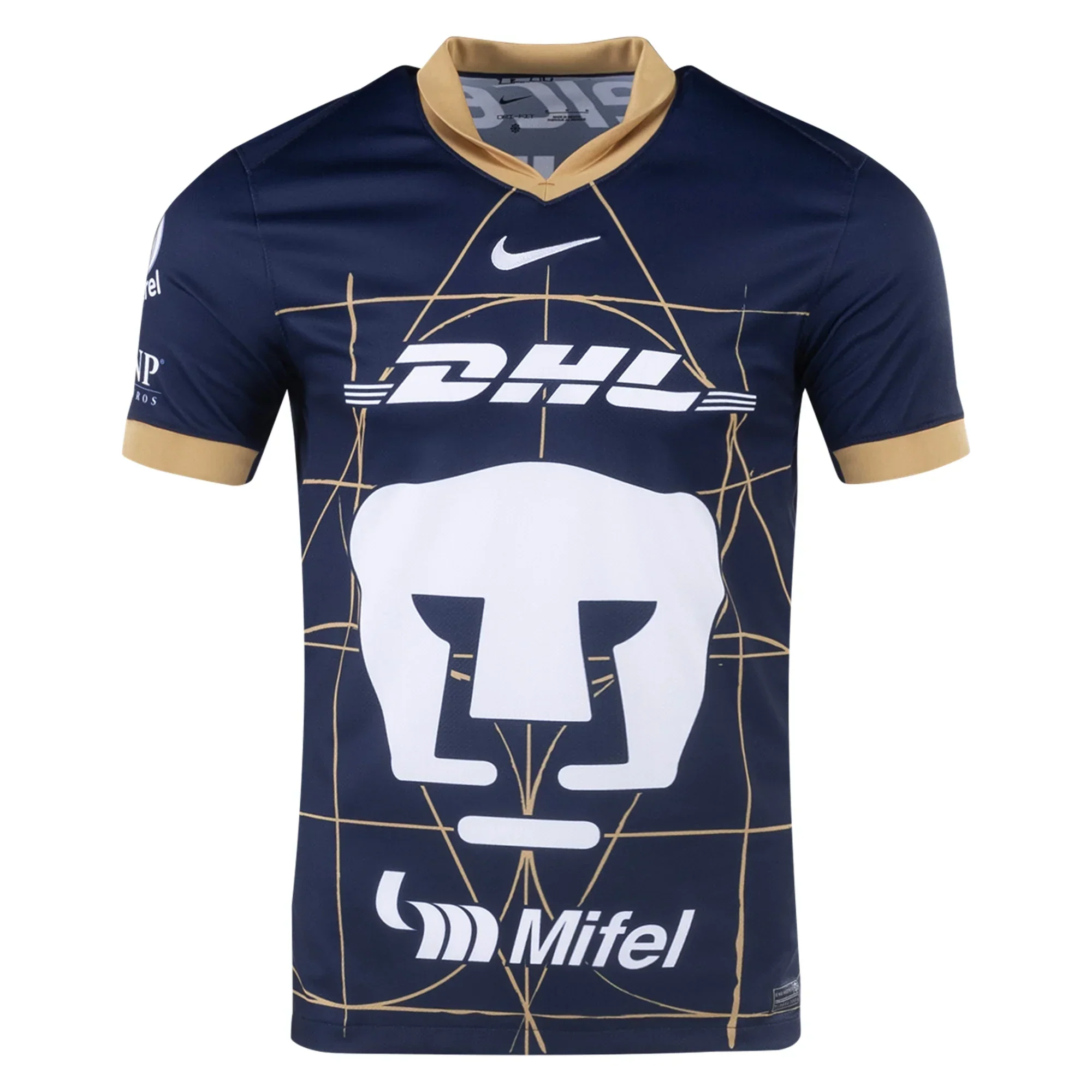 s UNAM Away Jersey 24/25 (Obsidian/Truly Gold)