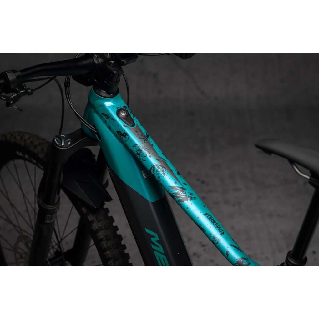 DYEDBRO E-Bike Frame Protection Kit - Old School Tattoo - black matte