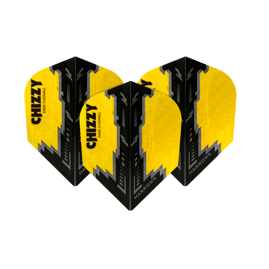 Harrows Prime Dave Chisnall Schwarz No6 Flights