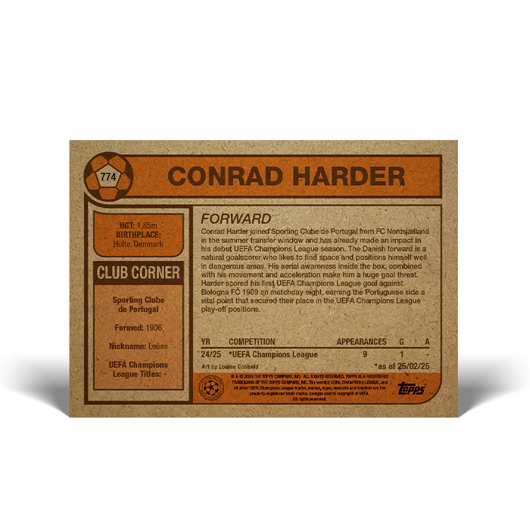 UCC Living Set Card 774 - Conrad Harder